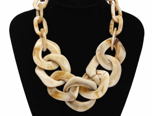 Fashion Acrylic Link Handmade Necklace