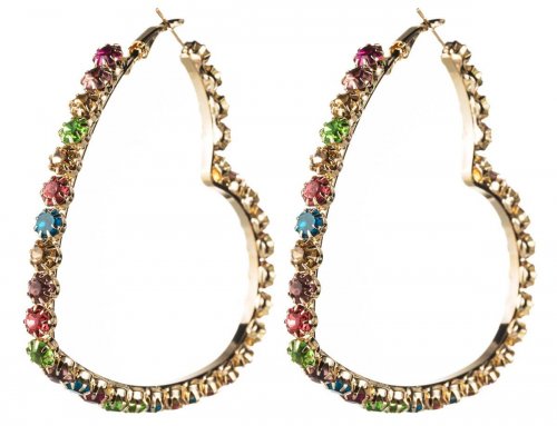 Big Heart Earrings for Valentine’s Day