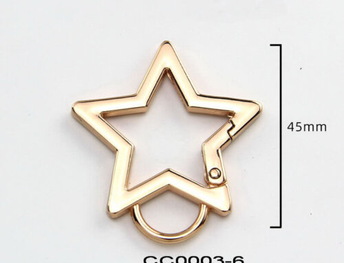 Star-Shaped Metal Clasp for DIY Bag Charms