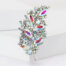 Rhinestone Leaf Brooch for Wholesale – Elegant Nature-Inspired Jewelry