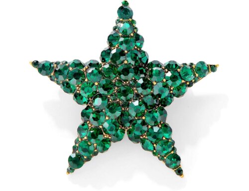 Wholesale Rhinestone Star Brooch – Sparkling Fashion Accessory for Bags, Clothes & Scarves