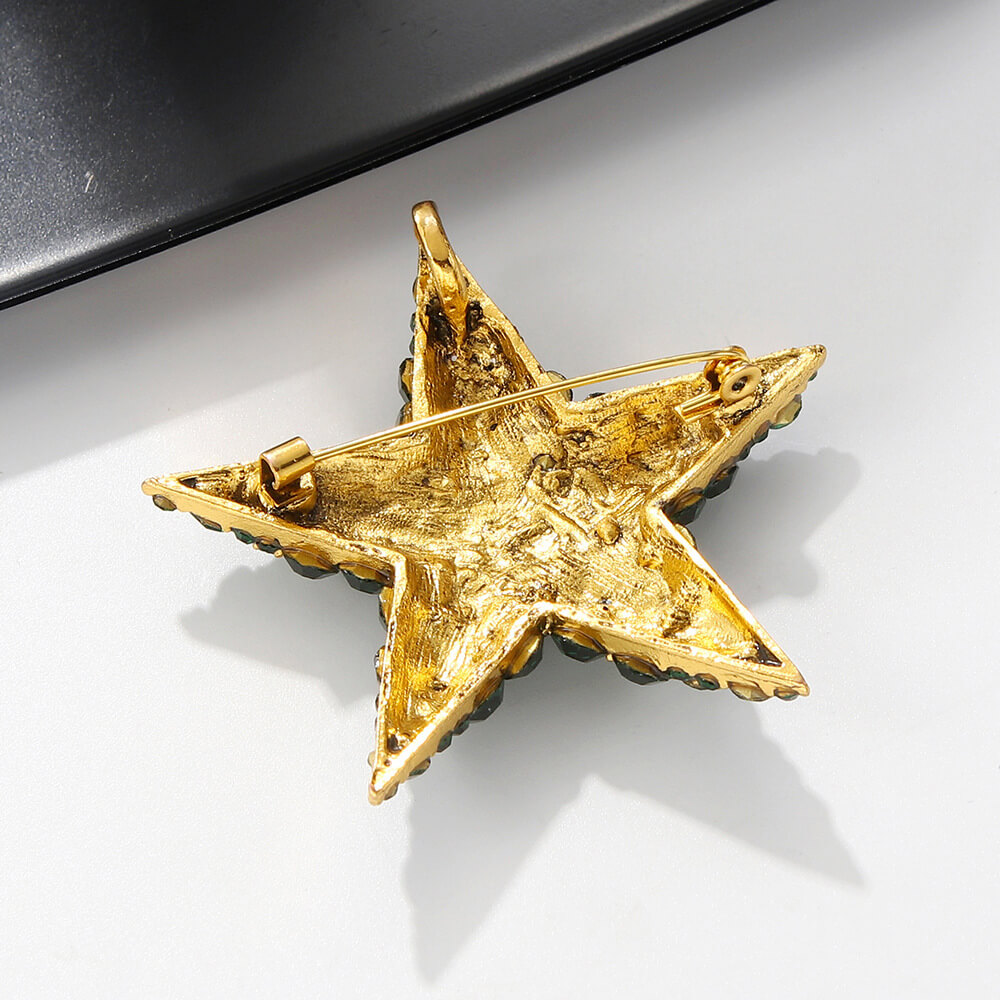 Rhinestone Star Brooch for Women – Wholesale Fashion Accessory