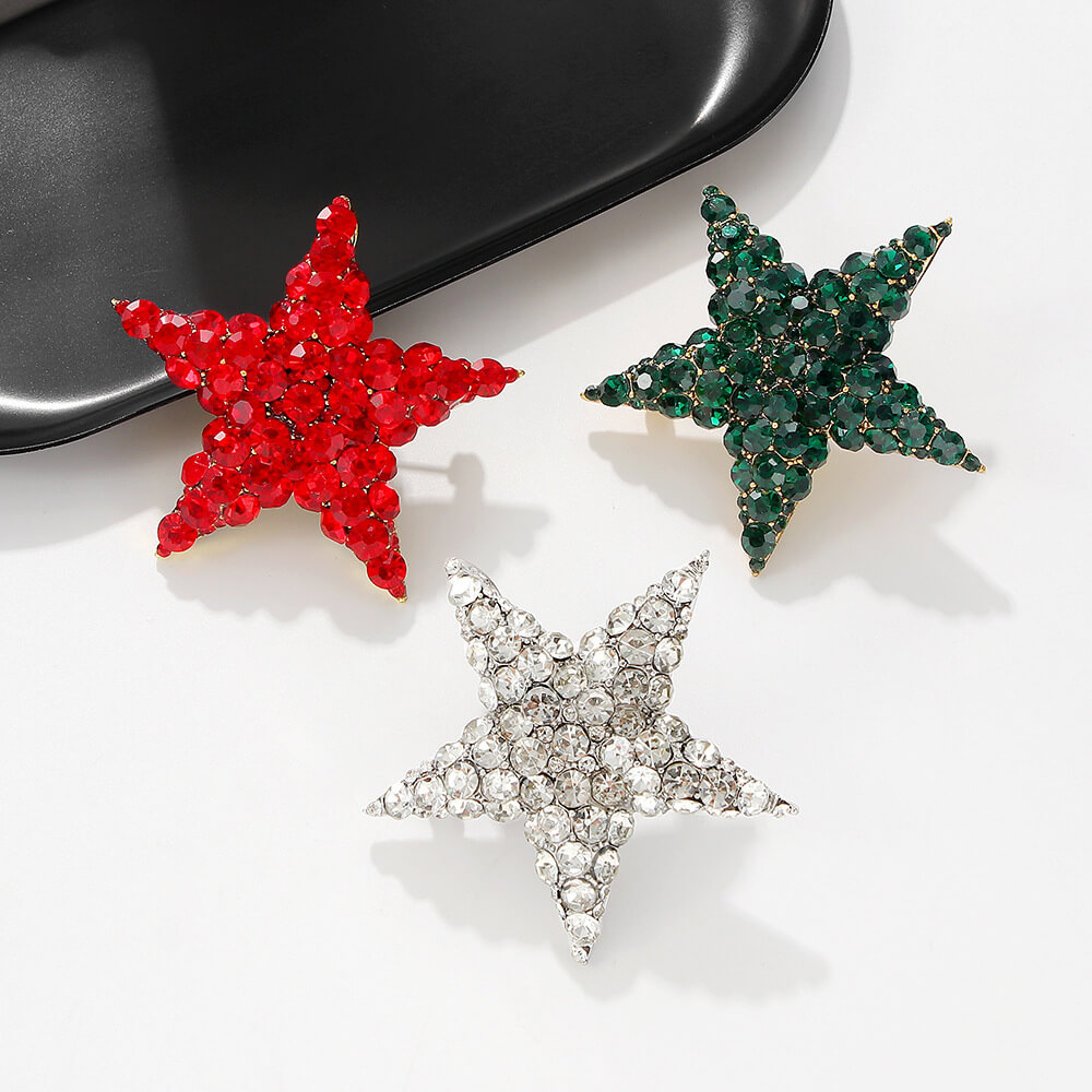 Rhinestone Star Brooch for Women – Wholesale Fashion Accessory