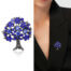 Tree Brooch with Rhinestones – Wholesale Nature-Inspired Accessory