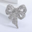 Rhinestone Bow Brooch – Wholesale Elegant Pin for Jackets and Dresses