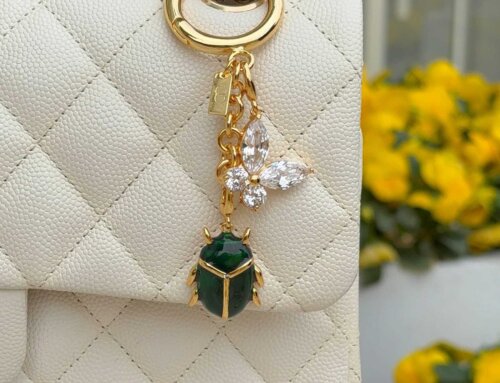 Luxury Stainless Steel Insect & Butterfly Bag Charm Pendant for Custom Accessories – Wholesale B2B