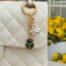 Stainless Steel Butterfly and Beetle Bag Charm Pendant Accessory for Handbags