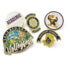 Custom enamel lapel pin with cartoon logo design and magnetic backing – souvenir gift and OEM manufacturer