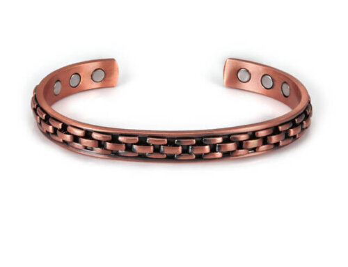 Vintage Copper Arthritis Bracelet with High-Powered Magnets – 99.9% Pure Solid Copper