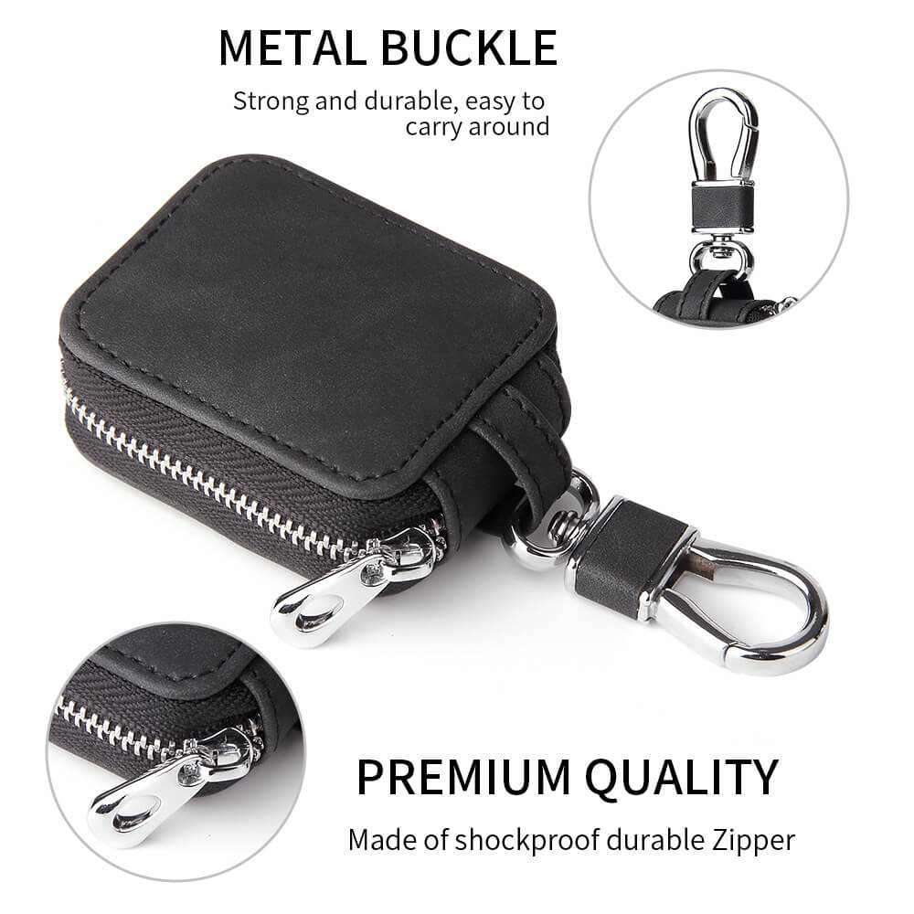 Functional miniature pouch with zinc alloy lobster clasp for AirPods 3 and small essentials