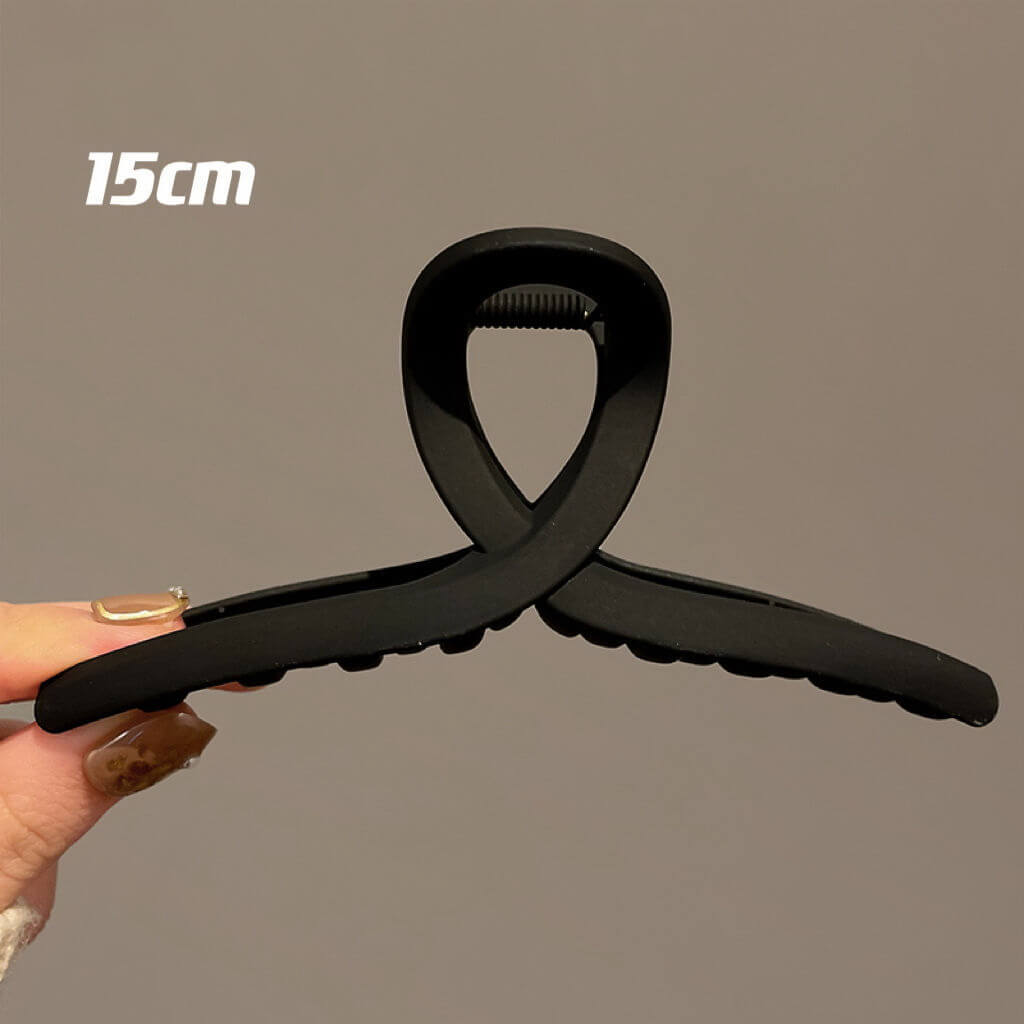matte 15cm large hair claw clip for thick hair