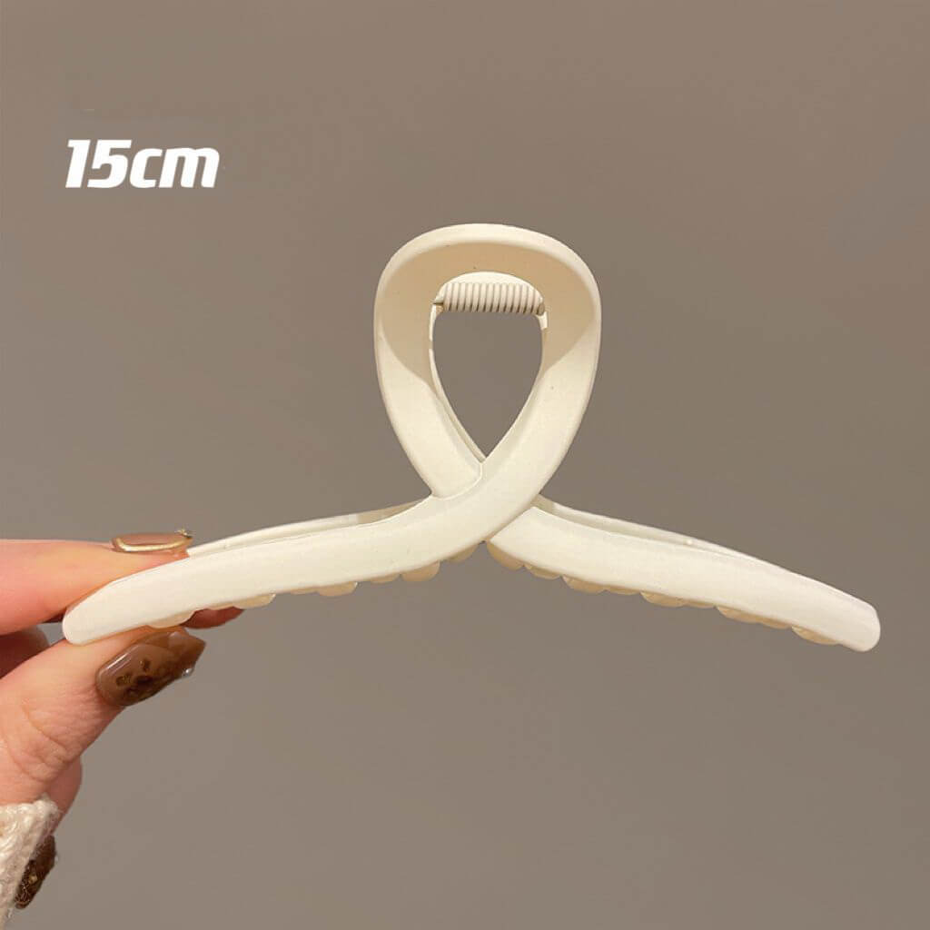 matte 15cm large hair claw clip for thick hair