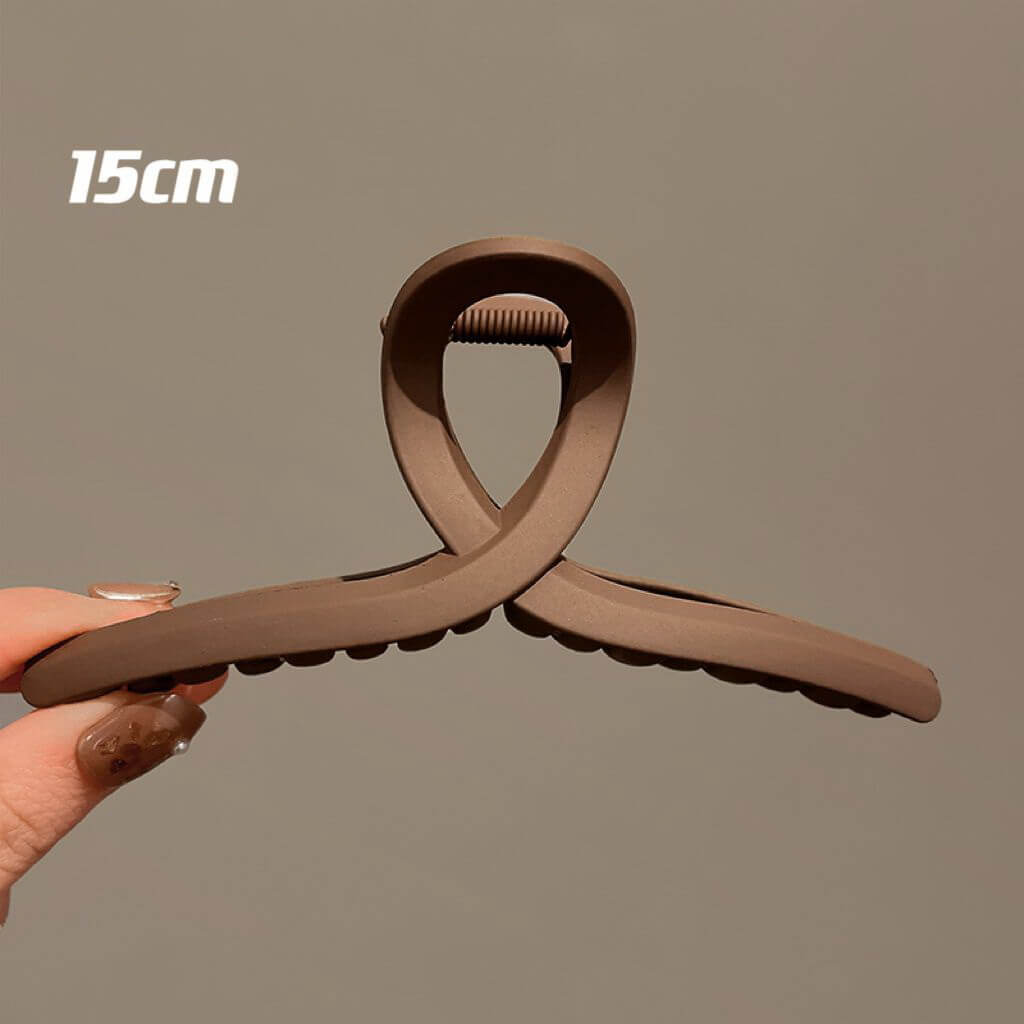 matte 15cm large hair claw clip for thick hair