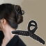 matte 15cm large hair claw clip for thick hair