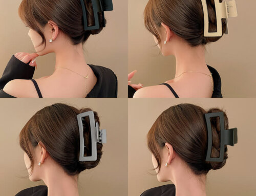 Large Square Hair Claw Clip for Thick Hair